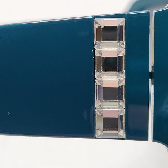 Dolce & Gabbana Turquois Crystal Sunglasses DG 6042-B 810/8G w Case Box Plastic - Picture 3 of 12